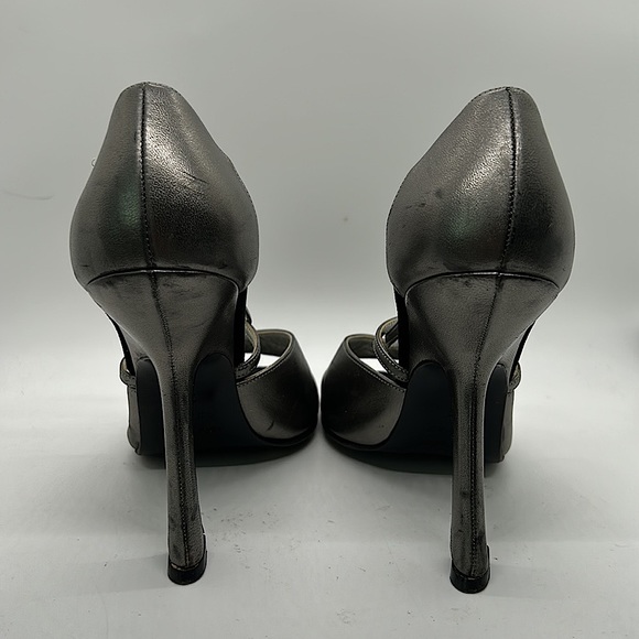 Dolce & Gabbana Sexy Silver Gray Strappy High
Heels Shoes **Sz 37/US Sz 7**🔥🔥 - Picture 7 of 16